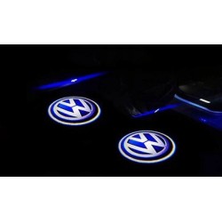 Projektory Powitalne Logo LED Volkswagen + Kable Zasilające