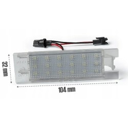 Lampki Tablicy Rejestracyjnej LED Opel Zafira Astra Insignia