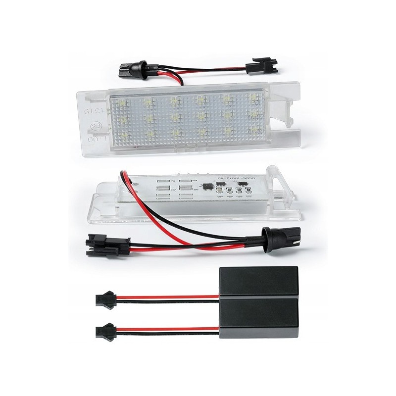 Lampki Tablicy Rejestracyjnej LED Opel Zafira Astra Insignia