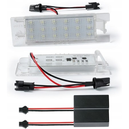 Lampki Tablicy Rejestracyjnej LED Opel Zafira Astra Insignia