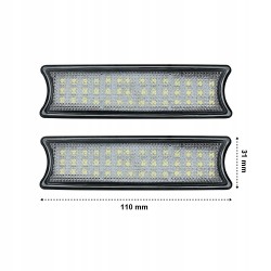 Oświetlenie Wnętrza Auta Lampki LED do Podsufitki BMW E46