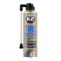 K2 Tire Doktor – Zestaw Naprawczy do Opon z Sprayem Uszczelniającym 400ml