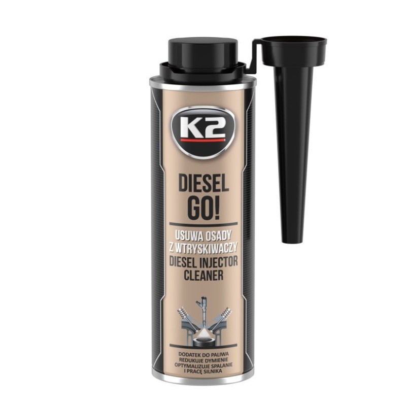 K2 Diesel Go! – Dodatek Uszlachetniający do Oleju Napędowego 250 ml