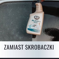 K2 ALASKA – Odmrażacz do Szyb Samochodowych 700 ml z Atomizerem