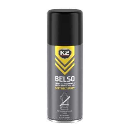 K2 BELSO Spray do Naprawy i Regeneracji Pasa Bezpieczeństwa 400ml