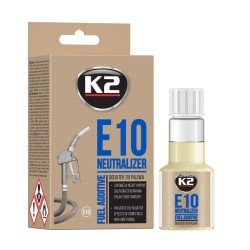 K2 E10 50ml – Neutralizator skutków bioetanolu, dodatek do benzyny