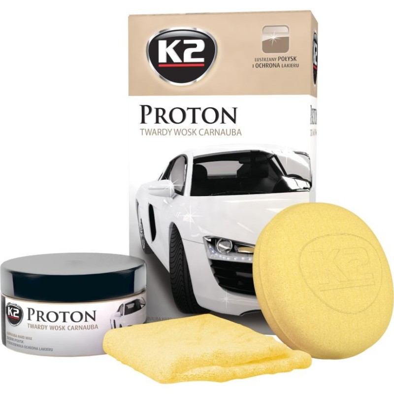 K2 PROTON – Twardy Wosk Carnauba do Samochodu, Ochrona i Połysk