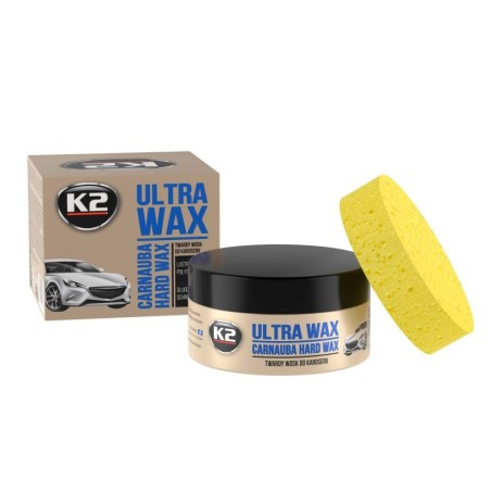 K2 ULTRA WAX 250g – Wosk Carnauba do Auta + Aplikator