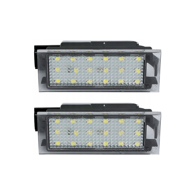 LED Podświetlenie Tablicy Rejestracyjnej Fiat Toledo