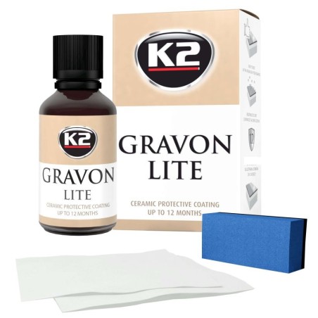 K2 GRAVON LITE 50ML – Ceramiczna Powłoka na Lakier, 2 Lata Ochrony