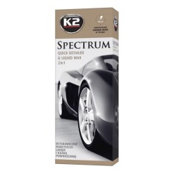 Zestaw K2 Spectrum Quick Detailer z syntetycznym woskiem i mikrofibrą – 700 ml