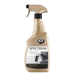 Zestaw K2 Spectrum Quick Detailer z syntetycznym woskiem i mikrofibrą – 700 ml