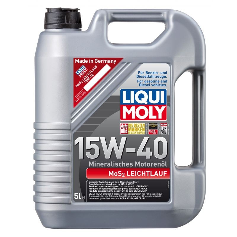 Olej Silnikowy Liqui Moly 2571 Leichtlauf 15W-40 5L – Wydajna Ochrona Silnika