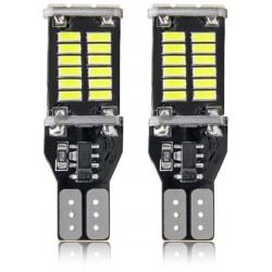 Żarówka LED W16W 30 LED 4014 T15 z Funkcją CANBUS i Stabilizatorem