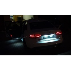 Lampki Tablicy Rejestracyjnej LED Audi A3 8P A4 B6/B7 A5 A6 C6 A8 D3/D4 Q7