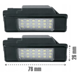 Lampki LED Tablicy Citroen C2 C3 C4 C5 C6 C8 Evasion