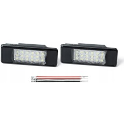 Lampki Tablicy Rejestracyjnej LED Nissan Micra Note NP300 Navara