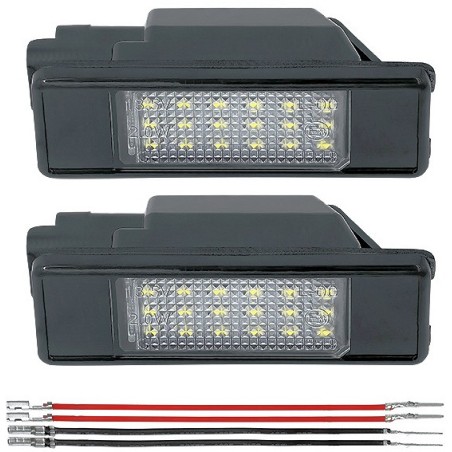 Lampki Tablicy Rejestracyjnej LED Nissan Micra Note NP300 Navara